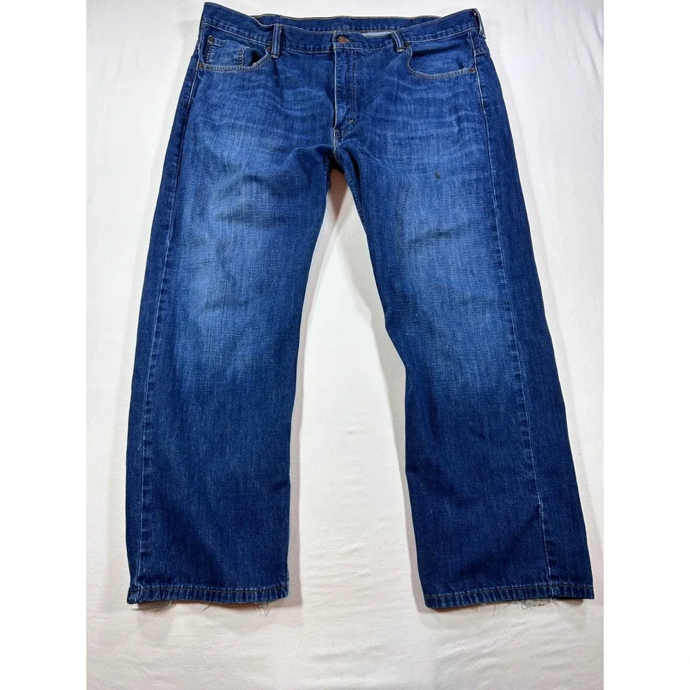 Levis 569 Loose Straight Leg Jeans Mens 40x30 Blue Denim Medium Wash 00569-0132
